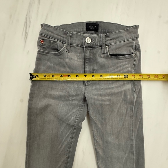 Hudson Jeans distressed Charcoal Gray skinny denim Women's Jeans size 24 - Picture 5 of 8
